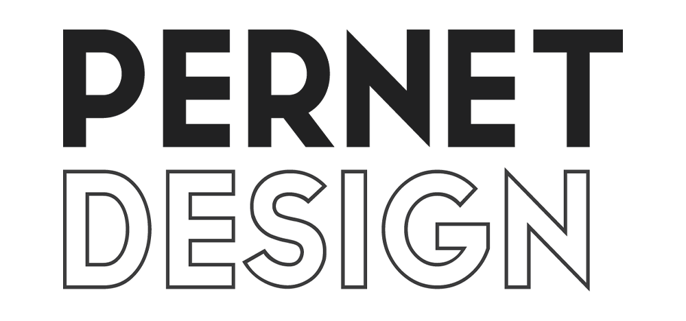 Pernet Design Logo Schwarz